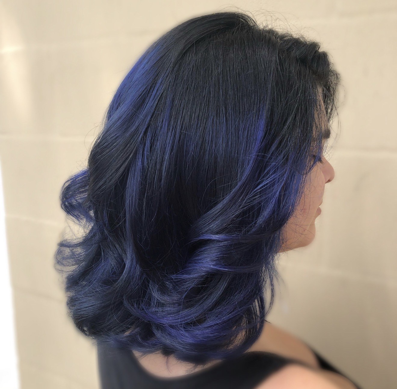 Blue layered color style