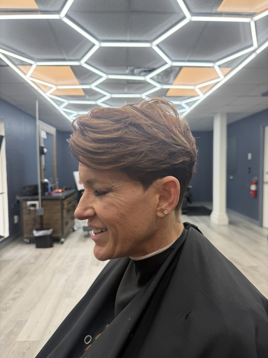 Women’s short haircut